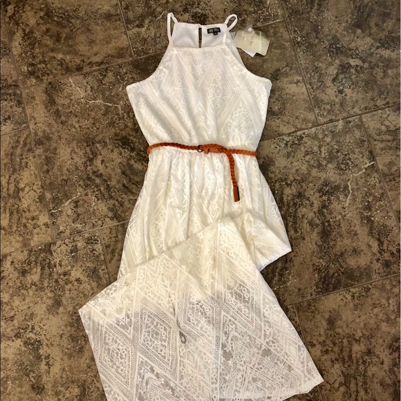 Lily Rose Dresses & Skirts - LILY ROSE OFF WHITE LACE MAXI DRESS